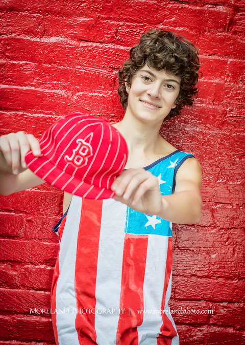 Malloy_115-1 red white blue american red sox fan boy senior portraits pictures moreland photography