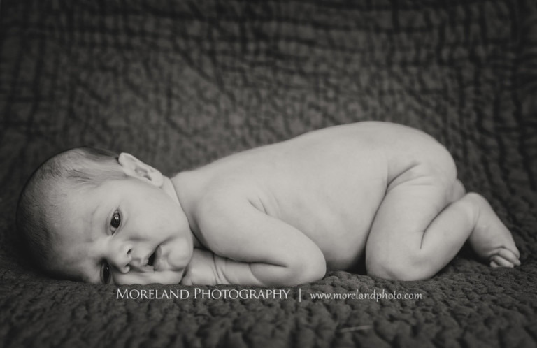 Baby curled up on his stomach, Atlanta Family Photography, Family Photographer Atlanta, Atlanta Photographer, Moreland Photography, Mike Moreland, Four kids, Large family, Fall Family Pictures, 