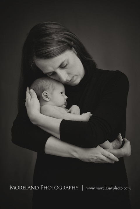 Woman holding her baby to her cheek, Atlanta Family Photography, Family Photographer Atlanta, Atlanta Photographer, Moreland Photography, Mike Moreland, Four kids, Large family, Fall Family Pictures, 