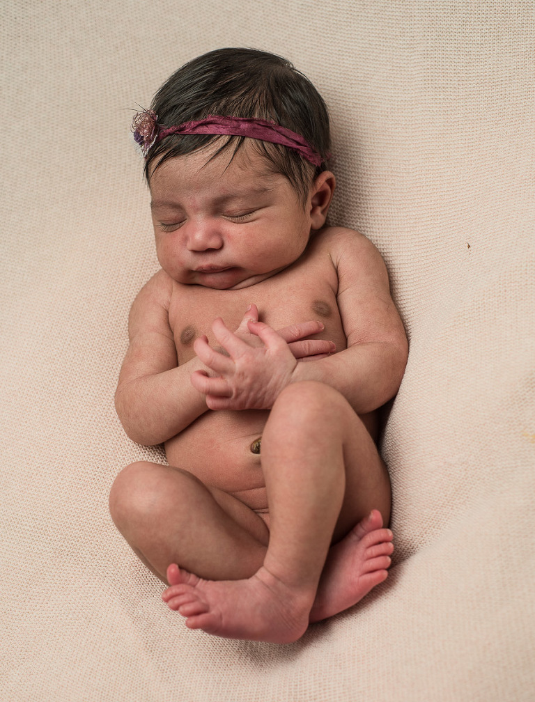 Atlanta Newborn Photographer, Atlanta Newborn Photography, Moreland Photography, Mike Moreland, Newborn baby curled up asleep, bundle of joy, newborn, little angel, tot, girl, kid, buttercup, innocent, happiness