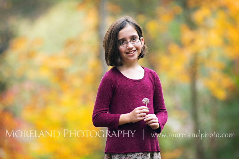 little girl smiling hold a flower, Twin Portraits, Child Portraits, Atlanta Photgraphy, Moreland Photography, Roswell Portraits, twins, wishing flowers,