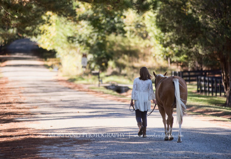 Georgia Senior portrait of a girl walking with her horse down a gravel country road, Mike Moreland, Moreland Photography, Atlanta Portrait Photographer, Senior Photography Atlanta, Kings Ridge Christian Academy, Nature, Equestrian, Georgia Senior Portrait, Outdoors Photography, Georgia Girl, Walking, Horse And Girl, Girl And Horse, Horse Stable, Gravel Road, Back Road, Country, Walking, Afternoon, Green, 