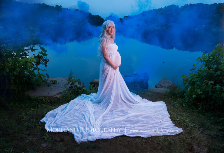 Moreland Photography, Maternity Photographer Atlanta, Role Play Maternity, Studio Maternity Photography, Anime Maternity
